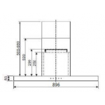 WHIRLPOOL 惠而浦 WT9BTAS 90厘米煙囱式電熱清洗抽油煙機：1200m³/h強勁排風，自動清洗功能
